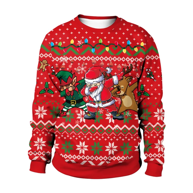 Dabbing santa christmas sweaters: Spreading Holiday Cheer缩略图