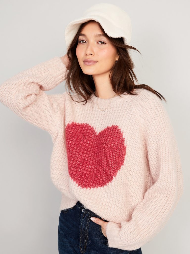 Heart sweaters