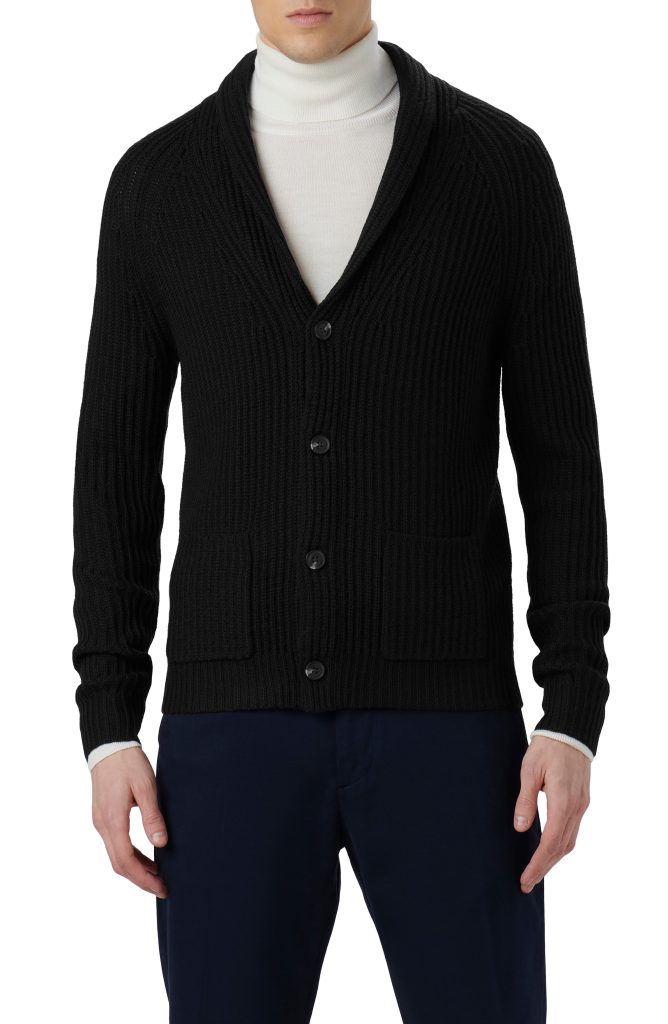 Mens black cardigan