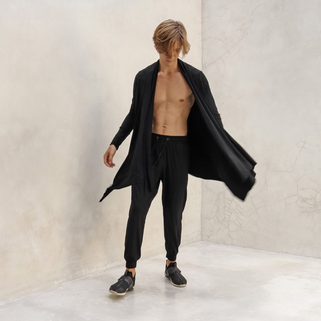 Black cardigan mens