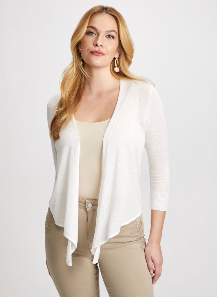 womens white cardigan