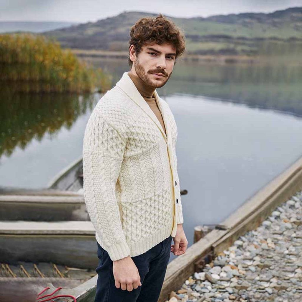 shawl cardigan mens