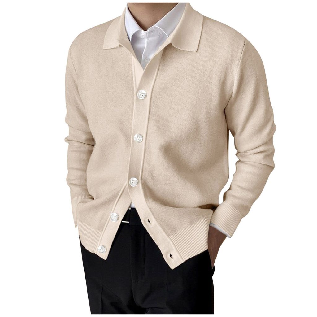 mens oversized cardigan