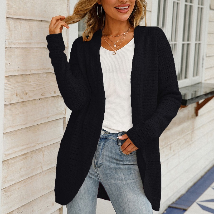 Women black cardigan