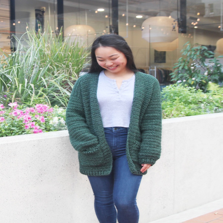 oversized cardigan crochet pattern