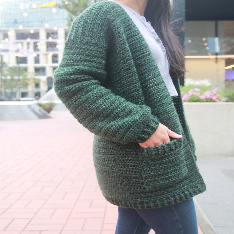 oversized cardigan crochet pattern