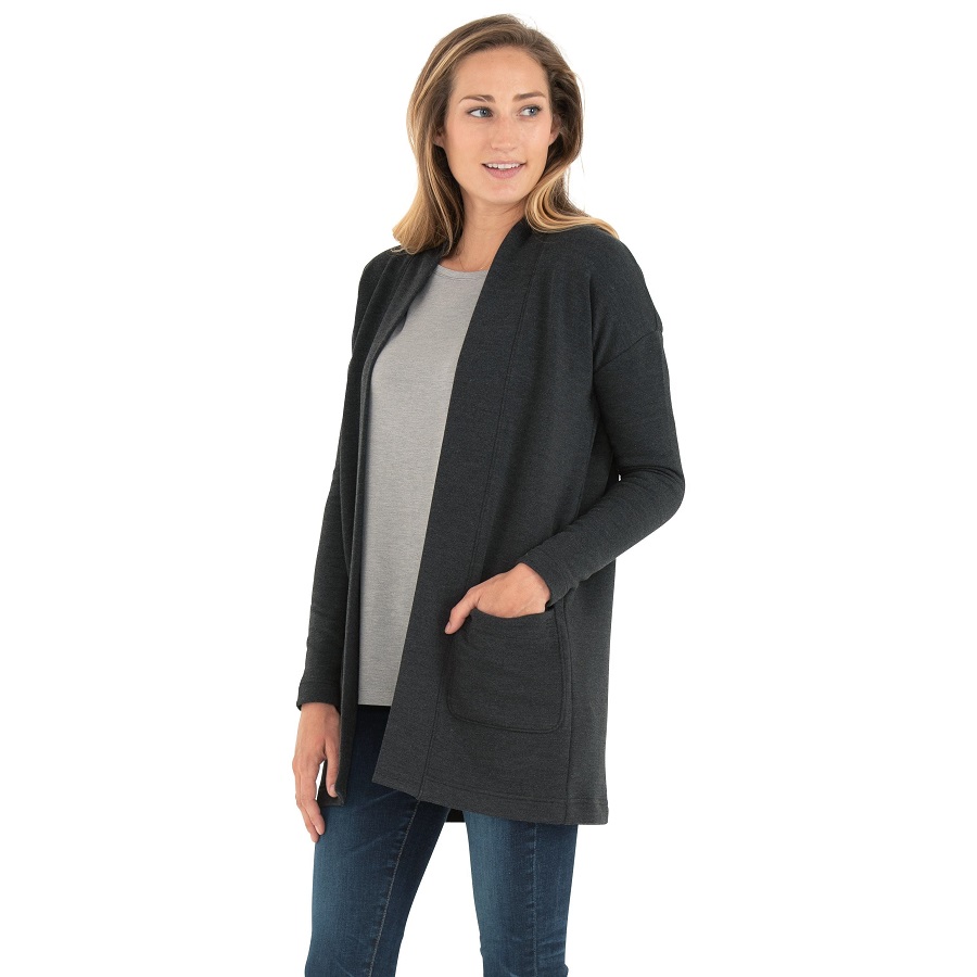 fleece cardigan womens