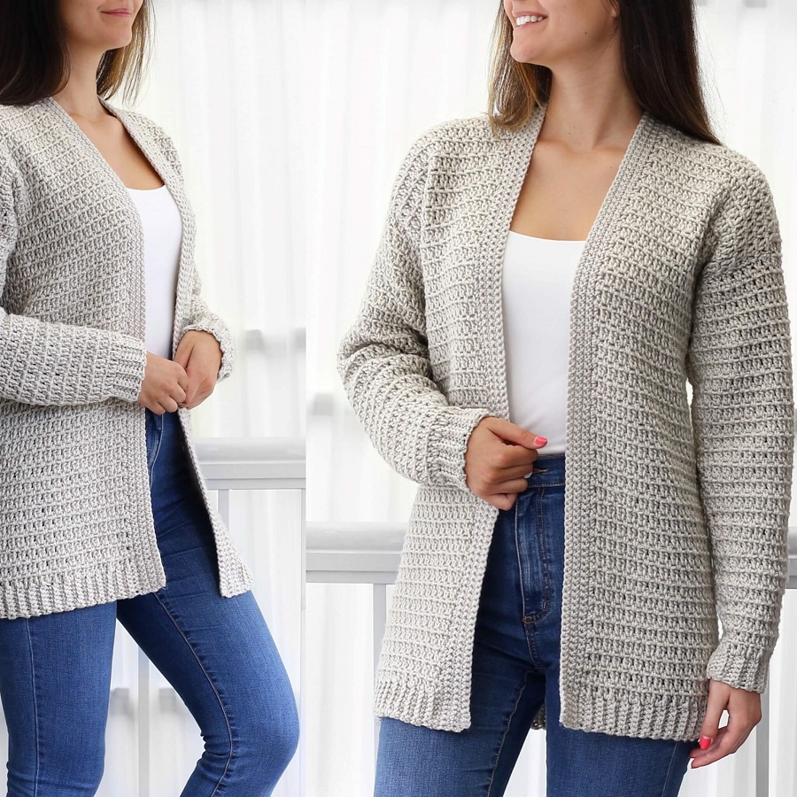 easy crochet cardigan