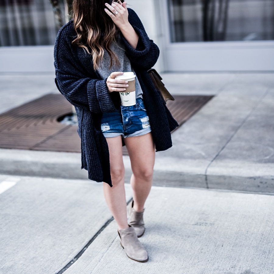 Oversized cardigan outfit