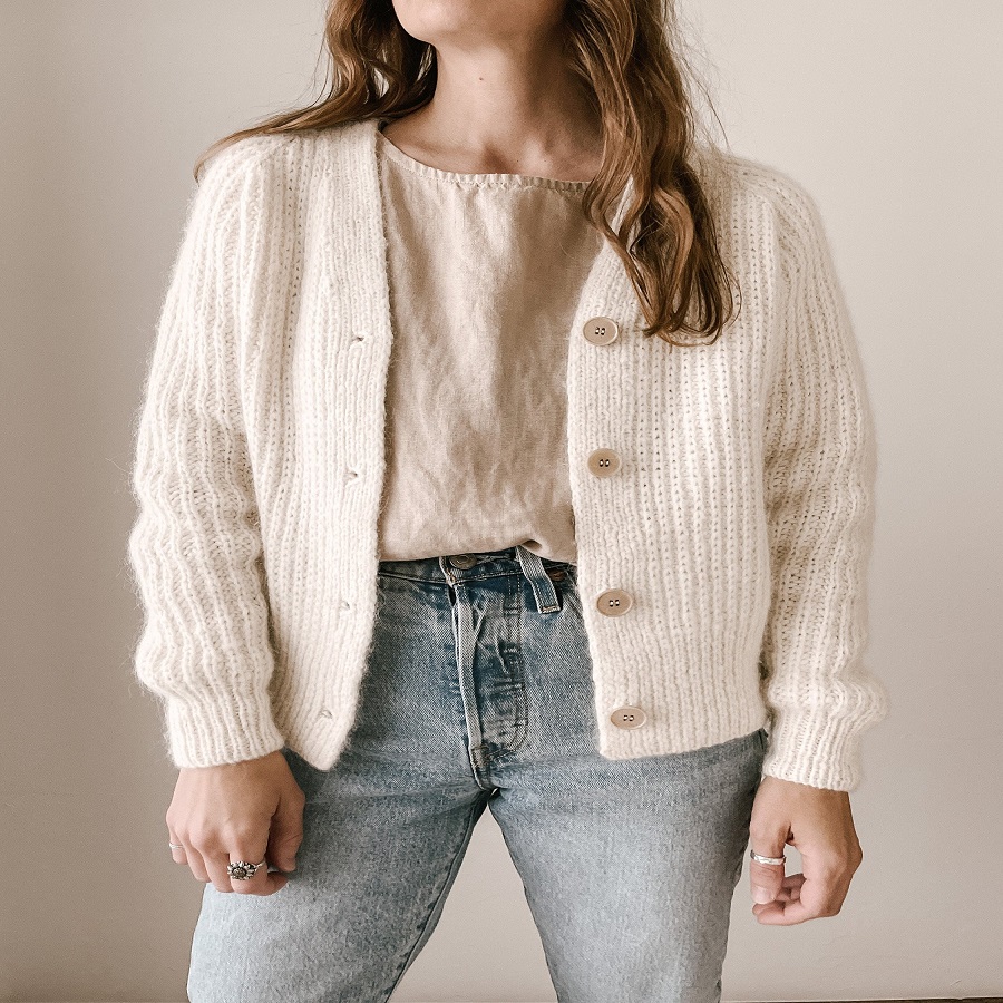 knit cardigan sweater