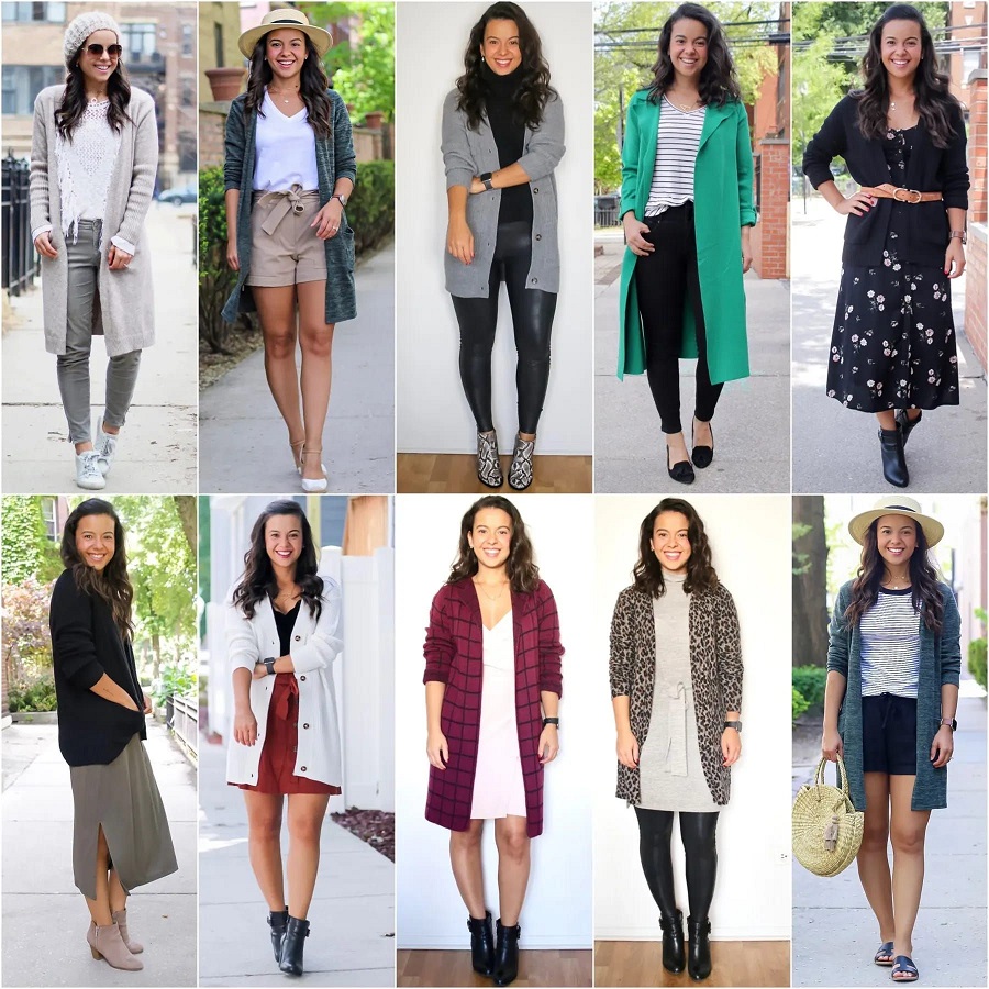 long cardigan outfit ideas