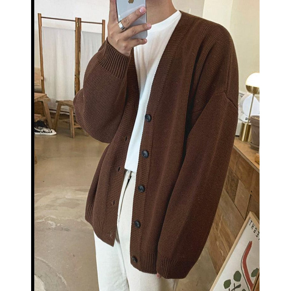 Brown cardigan outfit