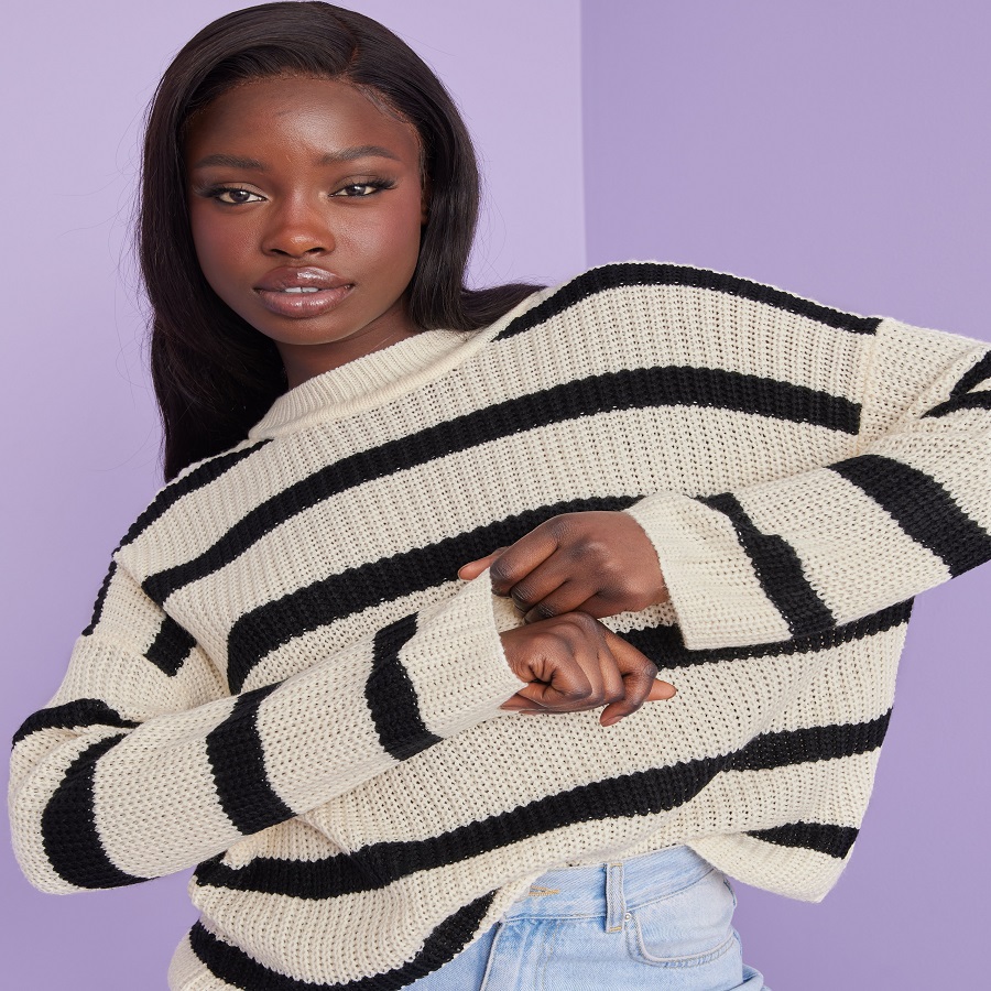 Striped Sweater Women