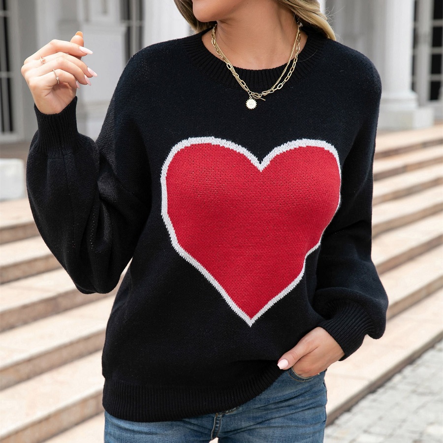 heart sweater women