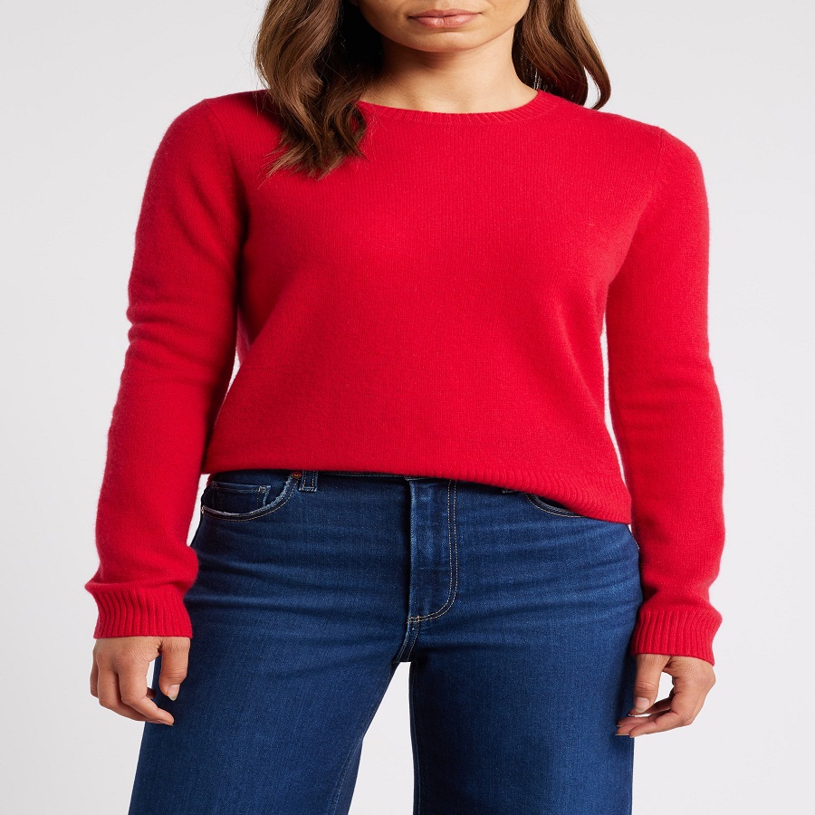 Red Sweater Women