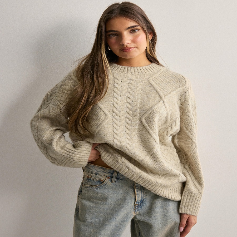 Cable Knit Sweater Women