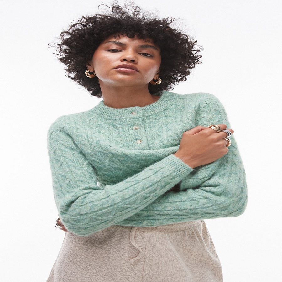 Olive Green Sweater Women