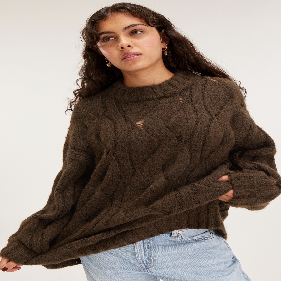 Dark Brown Sweater Women