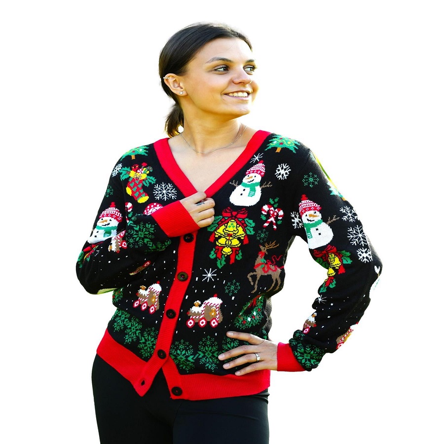 Ugly Christmas Sweater Cardigan